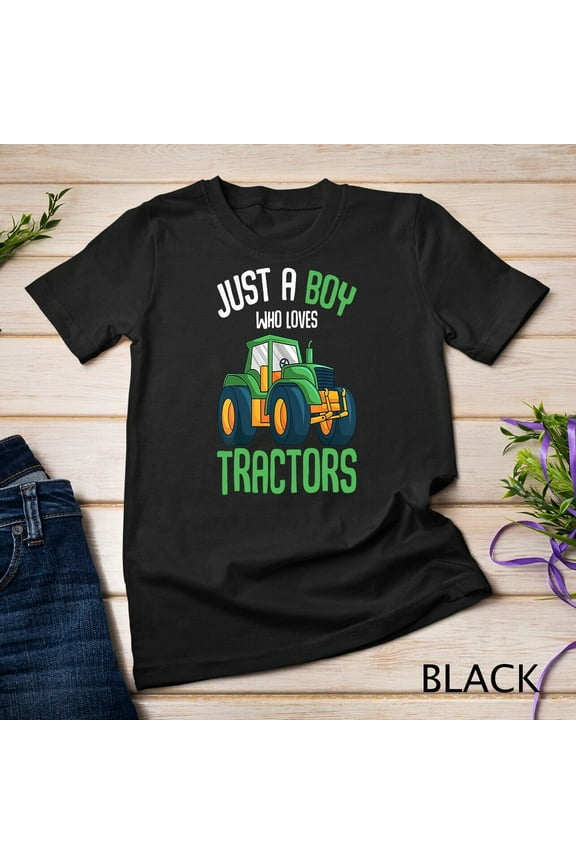 Just A Boy Who Loves Tractors Farm Boys T-Shirt Unisex T-Shirt Gift For Him/Her Gift For Him/Her Gift For Him/Her