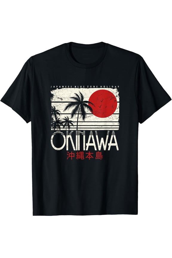 Kanji Weeb Weeaboo Designs Okinawa Japan Nihon Nippon Ikigai T-Shirt All Size S-5Xl