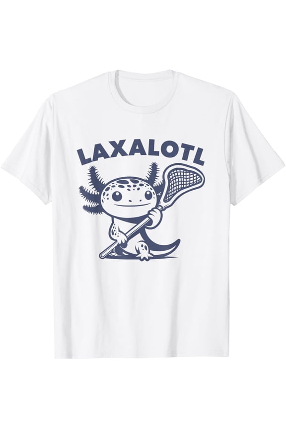 Lacrosse Lax Laxalotl Men Women Lacrosse Player T-Shirt All Size S-5Xl