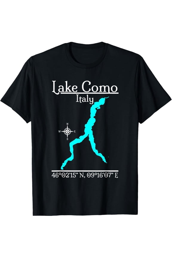 Lake Como, Italy T-Shirt All Size S-5Xl