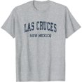 thumbnail image 1 of Simple Fit Las Cruces New Mexico Nm Vintage Varsity Sports Navy Design T-Shirt Gift For Him/Her, 1 of 4