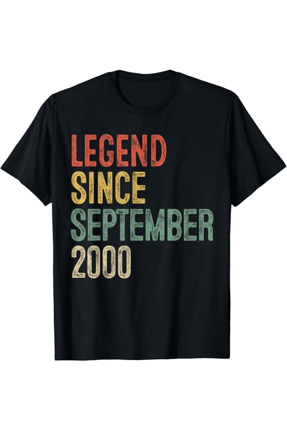Legend 2000 25th Birthday Gifts for Men Women 25 Year Old T-Shirt All Size S-5XL