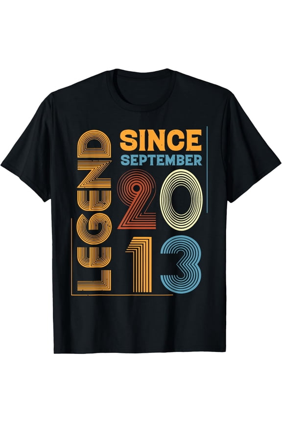 Legend 2013 12th Birthday Gifts for Boy Girl 12 Year Old T-Shirt All Size S-5XL