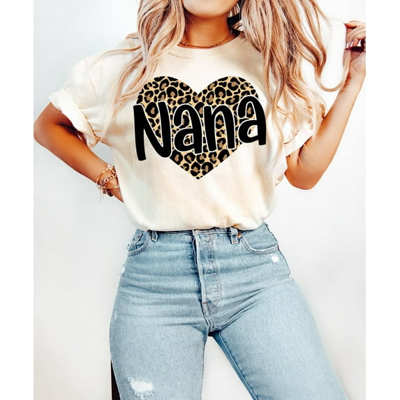Simple Fit Leopard Nana Shirt, Leopard Nana T-Shirt, Mothers Day Shirt, Mothers Day Gift, Mothers Day T Shirt, Nana Life Shirt, Cheetah Nana T-Shirt