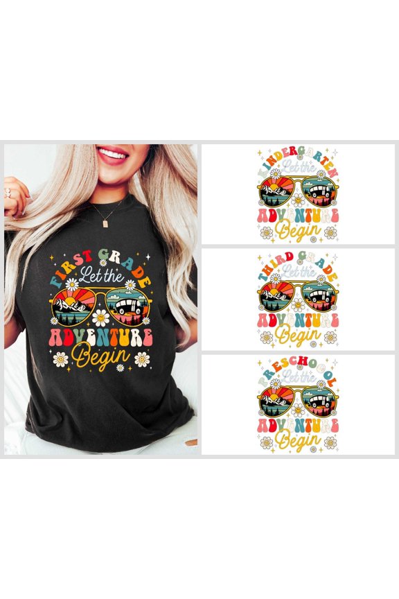 Let The Adventure Begin Shirt, School Adventure Shirt, Back To School Shirt, Welcome To School, Cute Teacher Shirt, Cute Student Shirt