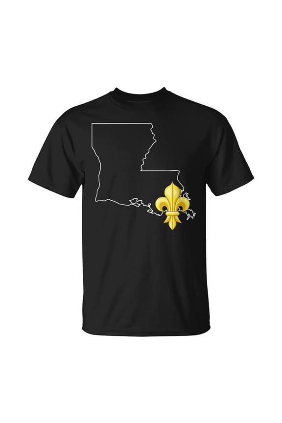 Simple Fit Love New Orleans Fleur De Lis T Shirt All Size S-5XL