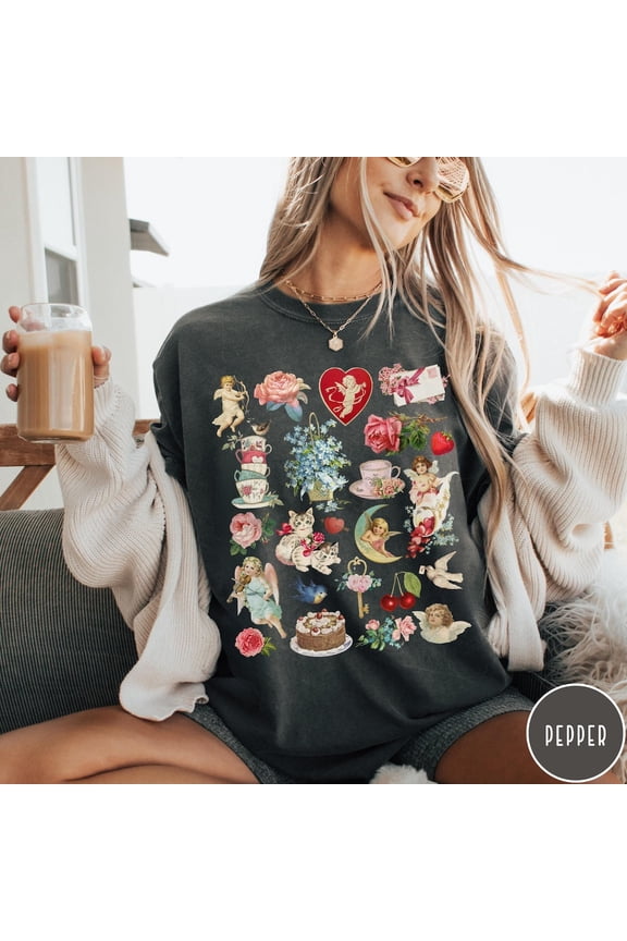 Love'S Vintage Style T-Shirt, Vintage Love'S Shirt, Love'S Card Tee, Women'S Trendy Love'S Tshirt