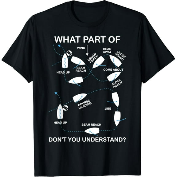 Simple Fit Man Over Board Manoeuvre Sailing Ship Sailor T-Shirt All Size S-5XL