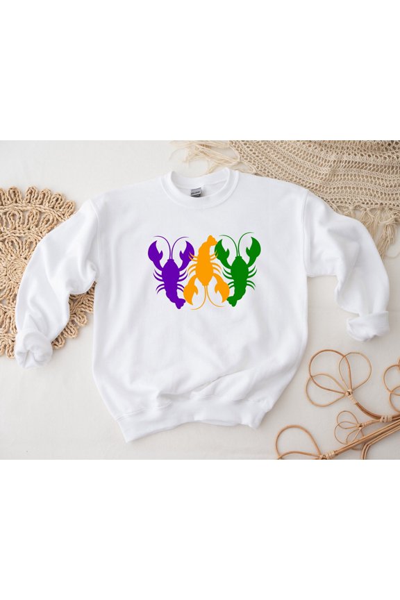 Mardi Gras Lobster Shirt: New Orleans, Laissez les bon Temps Rouler All Size S-5XL