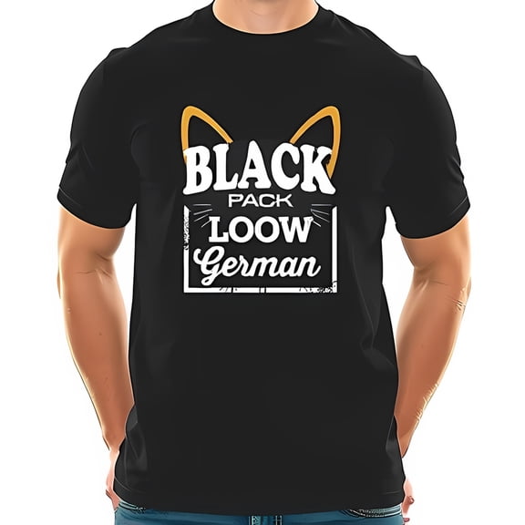 Simple Fit Men'S Black T-Shirt With Vintage Cat Graphic And 'Black Low -All-Cotton All Size S-5Xl
