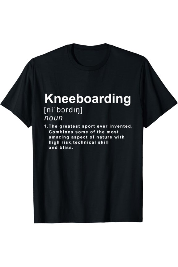 Mens Kneeboarding Definition T-Shirt All Size S-5Xl