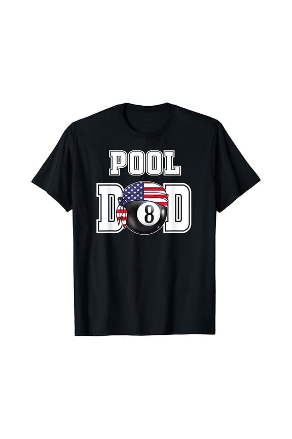 Mens Pool Dad Jersey | Gift For Billiards Lovers & Fathers T-Shirt All Size S-5Xl