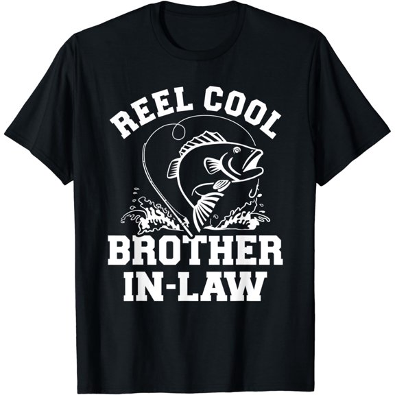 Simple Fit Mens Reel Cool Fishing Brother-In-Law From Sister-In-Law T-Shirt