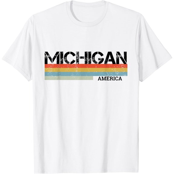 Simple Fit Michigan T-Shirt All Size S-5XL