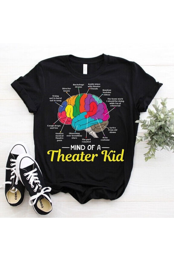 Mind Of Theatre T-Shirt, Musical Drama Actor Actress Gift, Broadway Play ... Gift For Him/Her Gift For Him/Her