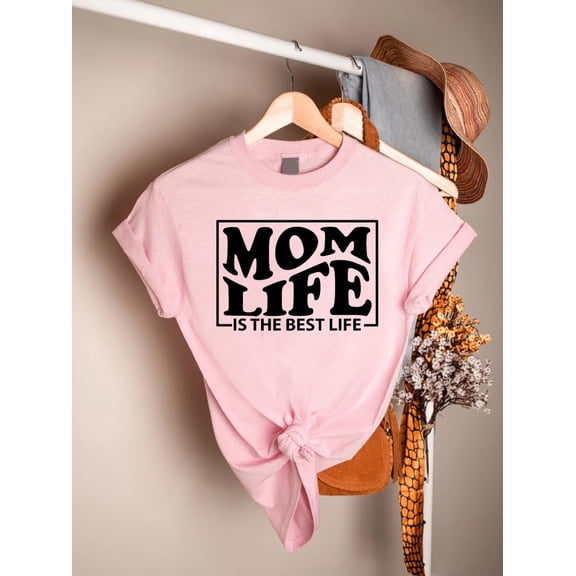 Simple Fit Mom Life Tshirt,New Mom Gift,Mom Life is The Best Life Shirt,Mom T shirt,Mothers Day Gift,Gift for Mom,Mom Day Gift for Her,Mama Tee All Size S-5XL