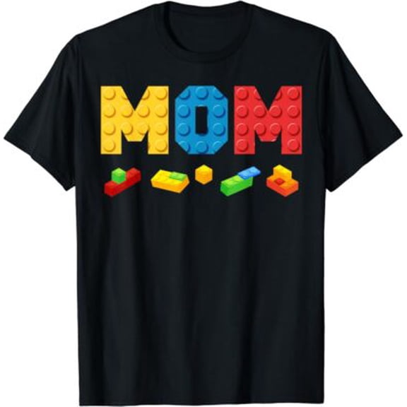 Simple Fit Mom Master Builder Building Bricks Blocks Family Daddy T Shirt Men Women NEW All Size S-5XL