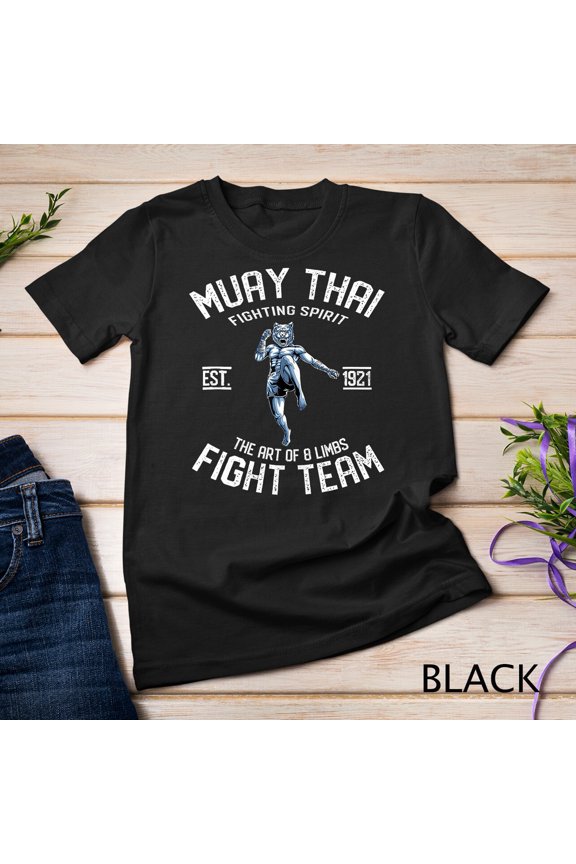 Muay Thai Tiger - Thai Boxing And Kickboxing Gift Unisex T-Shirt Gift For Him/Her Gift For Him/Her