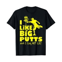 Simple Fit Mudgeware I Like Big Putts Disc Golf T-Shirt All Size S-5Xl