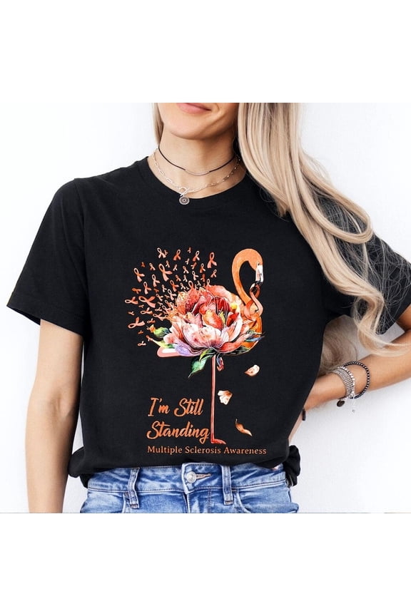 Multiple Sclerosis Awareness T-Shirt - Iï¿½M Still Standing Ms Warrior Tee - Or... Gift For Him/Her