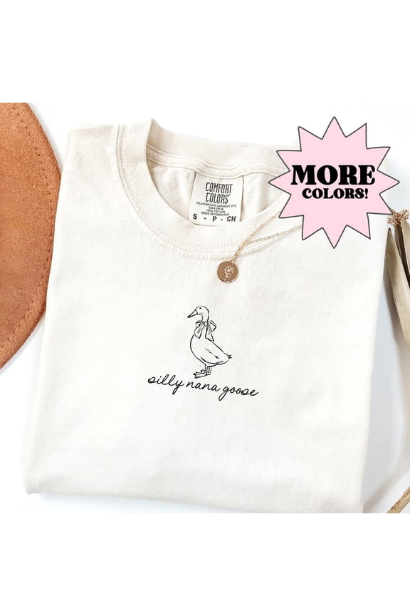 Nana Goose Shirt, Grandma Promotion Gift, Goose Shirt, , Nana Shirt, Baby Announcement, New Nana Shirt, Pregnancy Reveal Gift