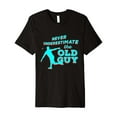 thumbnail image 1 of Simple Fit Never Underestimate The Old Guy Disc Golf Frisbee T Shirt All Size S-5Xl, 1 of 5