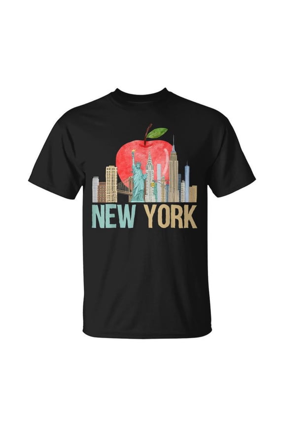 New York City Nyc Iconic Skyline Big Apple Gift Souvenir Unisex T Shirt Gift For Him/Her