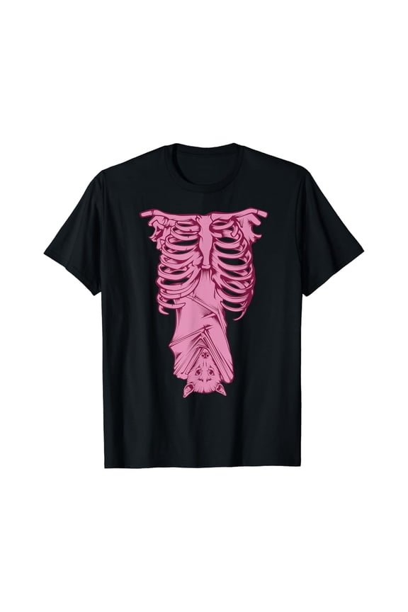 Nu Goth Witchy Pastel Goth Aesthetic Vaporwave Cute Pink Bat T-Shirt