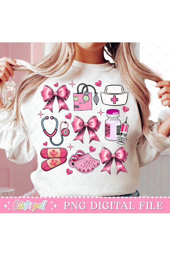 Nurse, Nurse Life, Nurse Set, Nurse Sublimation Design, Nurse Files, Nursing, Medical design, Nurse Vibes All Size S-5XL