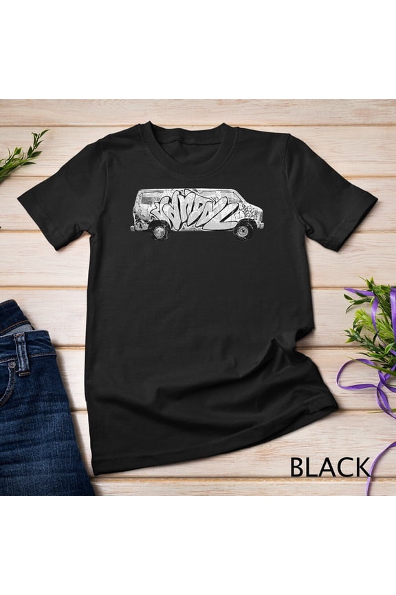 Nyc Vandal Graffiti Van T-Shirt Unisex T-Shirt Gift For Him/Her Gift For Him/Her Gift For Him/Her