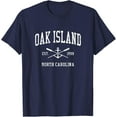 thumbnail image 1 of Simple Fit Oak Island Nc Vintage Crossed Oars & Boat Anchor Sports T-Shirt All Size S-5XL, 1 of 5