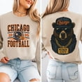 thumbnail image 1 of Simple Fit Old School Chicago Football Sweatshirt, 90s Bear Sweatshirt, Retro Chicago Game Day Sweater, Football Fan Gifts, Chicago Sports Crewneck All Size S-5XL, 1 of 5