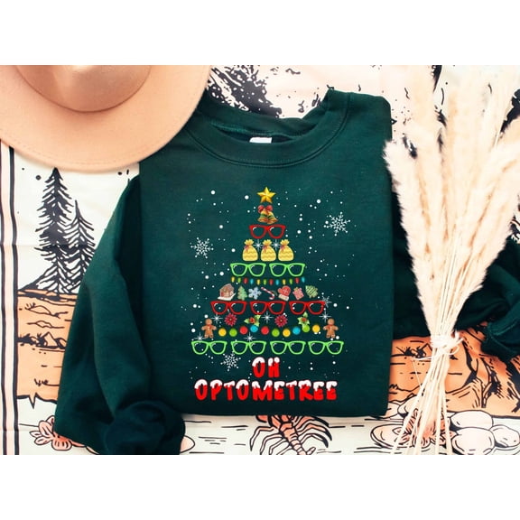Simple Fit Optometrist Sweatshirt, Optometrist Tree Shirt, Optometrist Shirt, Optometrist Gift, Optician Shirt Gift For Him/Her Sweatshirt