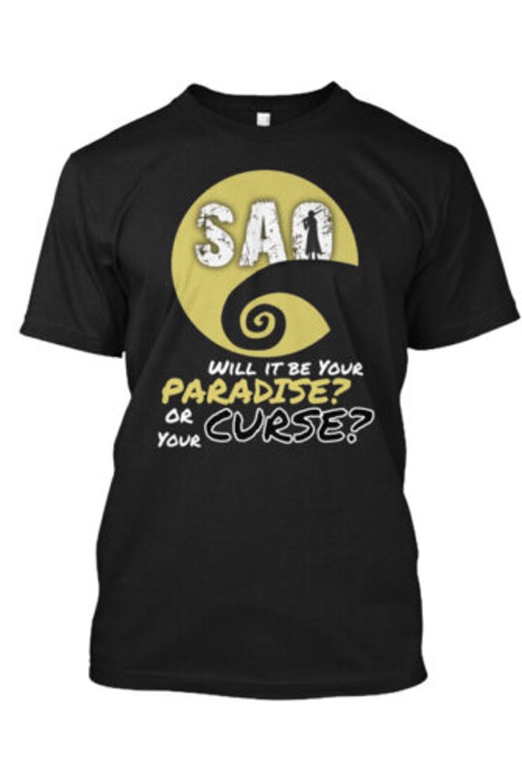 PARADISE Or CURSE SAO T-Shirt Made in the USA All Size S-5XL
