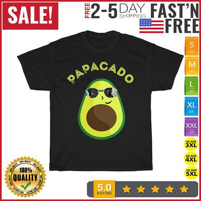 Simple Fit Papacado Avocado Dad Summer Fruit Father Guacamole Food T Shirt Men Women All Size S-5XL