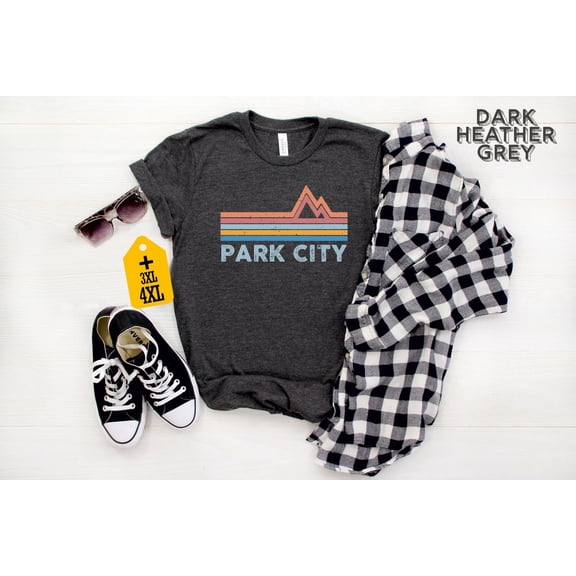 Simple Fit Park City Shirt, National Park Shirt, Retro Mountains Shirt, Utah T-Shirt, Park City Souvenir Shirt, Park City Gift, Travel Shirt All Size S-5XL