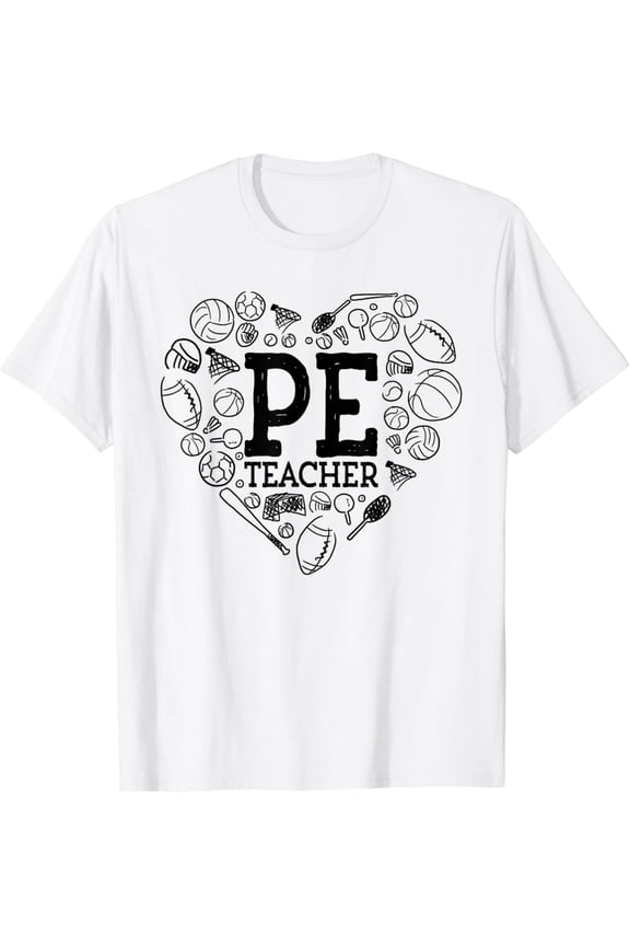 Simple Fit Pe Physical Education Teacher Appreciation, Phys Ed P.E. Teacher Back To School Apparel T-Shirt