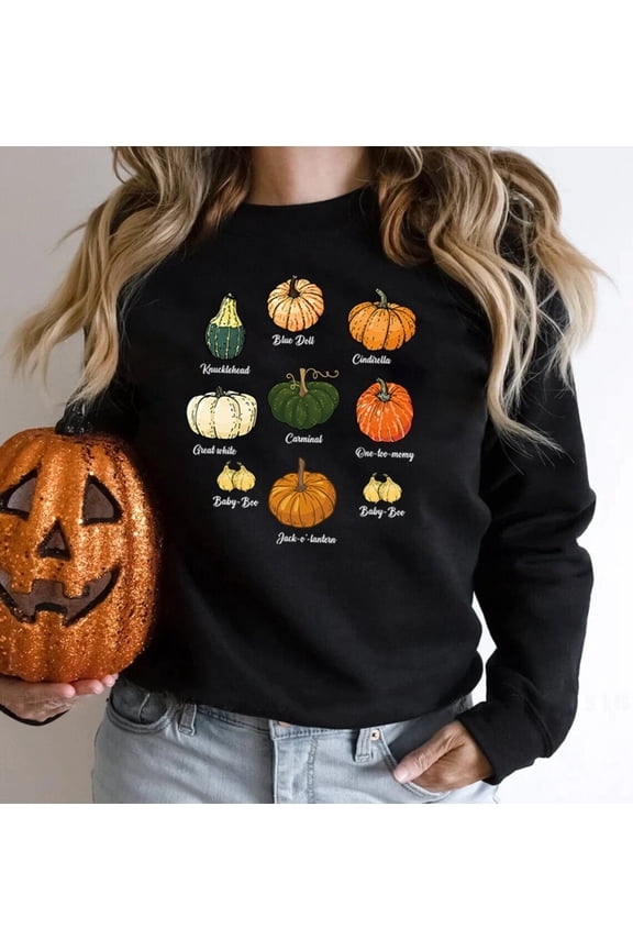 Pumpkin Patch, Pumpkin Shirt, Thanksgiving Tee, Cute Fall Shirt, Fall T, Pumpkin Silhouette, Womens Graphic Tee, Pumpkin Fall Shirt, Fall Tee Gift For Him/Her Sweatshirt