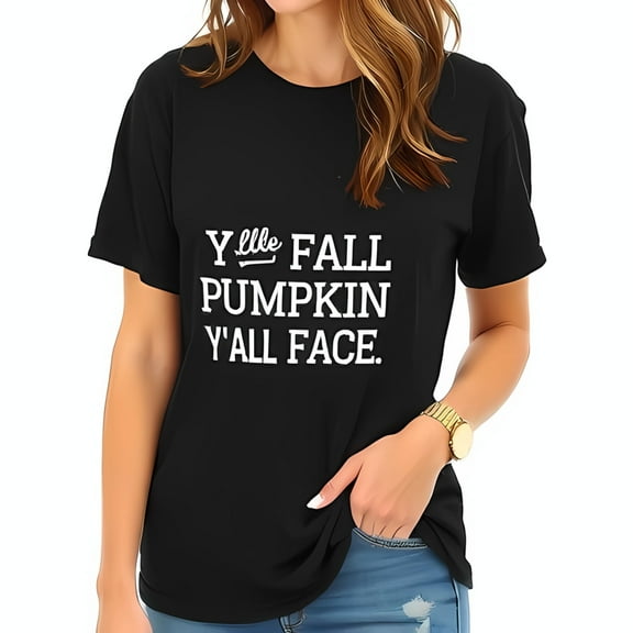 Simple Fit Pumpkin - Tee - Southern Charm Cotton Short Sleeve T-Shirt-All-Cotton All Size S-5Xl