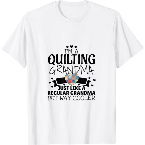 Simple Fit Quilting Shirt For Women Quilt Fabric Quilter Sewing T-Shirt All Size S-5XL