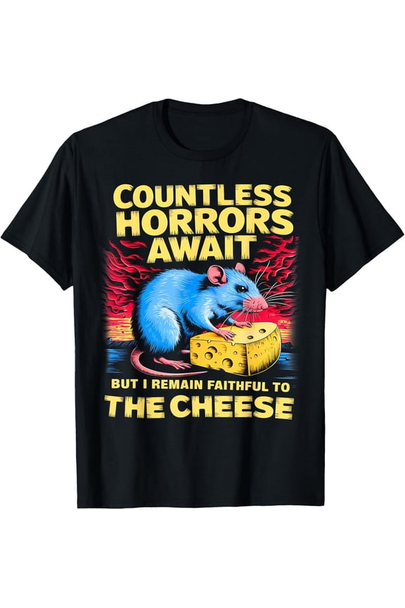 Rat Mouse Trap Cheese Lover Apparel Giftst-Shirt Hoodie Black Small Gift For Him/Her