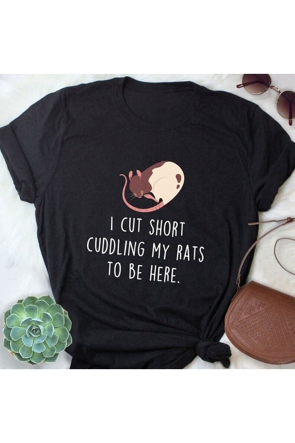 Rat Shirt, Women Men, Rat Lover Gift, Cute Rat T-Shirt, Pet Lover Tshir... Gift For Him/Her Gift For Him/Her