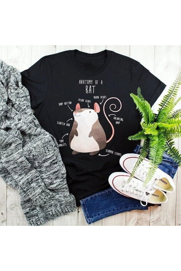 Rat Shirt, Women Men, Rat Lover Gift, Cute Rat T-Shirt, Pet Lover Tshir... Gift For Him/Her Gift For Him/Her