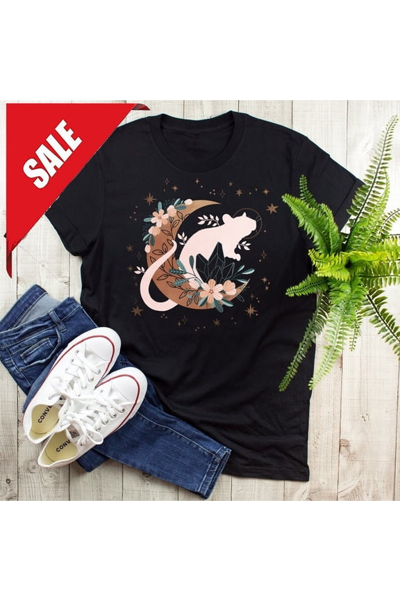 Rat Shirt, Women Men, Rat Lover Gift, Cute Rat T-Shirt, Pet Tshirt, Tee, Tops, M Gift For Him/Her Gift For Him/Her