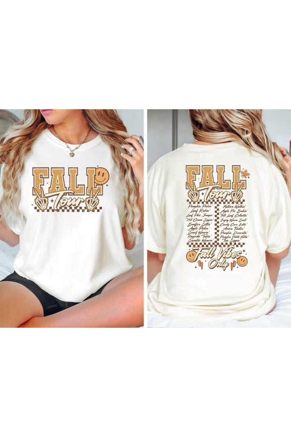 Retro Fall Tour Sweatshirt, Fall Vibes Sweatshirt, Retro Dalmatian Fall Shirt, Autumn Leaves Pumpkin Sweatshirt, Fall Lover Shirt