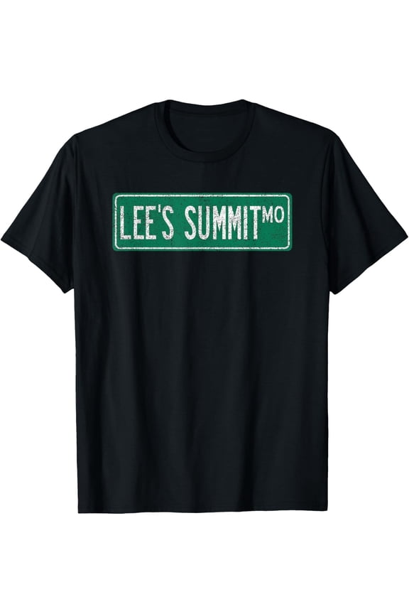 Retro Style Lee'S Summit Mo Street Sign T-Shirt All Size S-5Xl