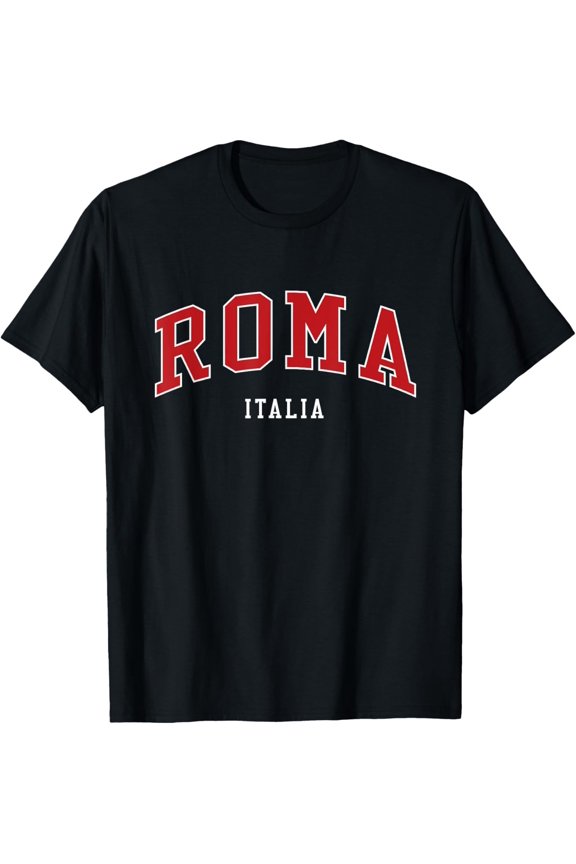 Rome Italy College University Style T-Shirt All Size S-5Xl