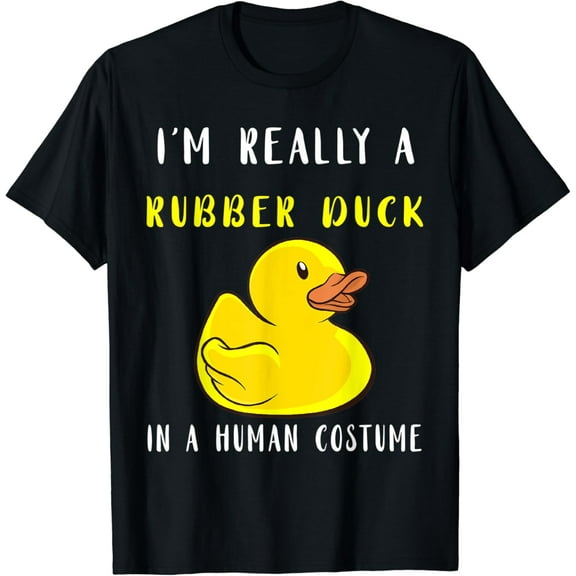 Simple Fit Rubber Duck Yellow Rubber Ducks Rubber Duckling Cute Duckie T-Shirt