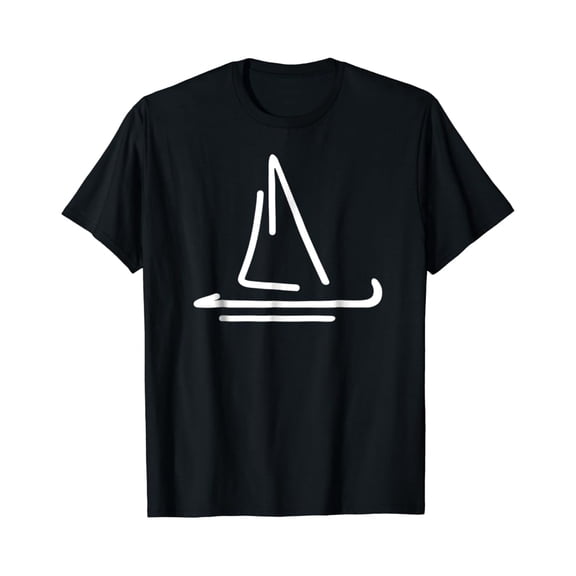 Simple Fit Sailing Boat T-Shirt All Size S-5XL