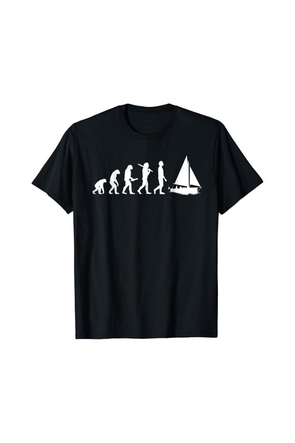 Sailing Evolution T-Shirt Gift For Sailors All Size S-5XL